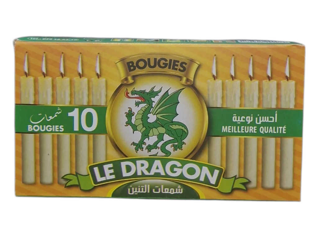 LE DRAGON bougies *24ح