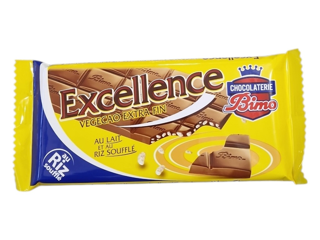 EXCELLENCE chocolat au riz soufflé 85grs
