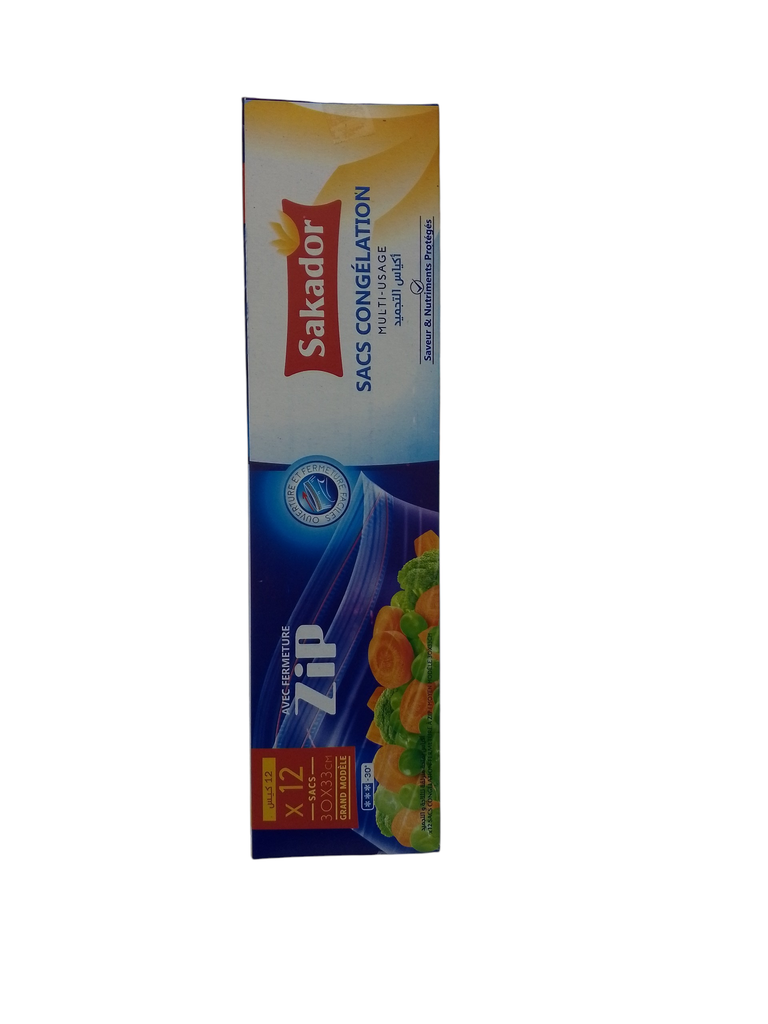 ZIP sacs congélation 24p 30*33sm