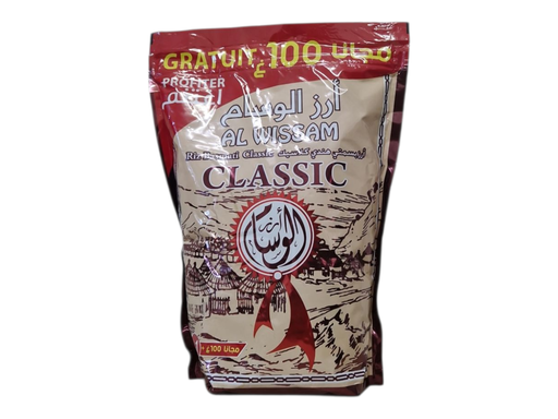 EL WISSEM classic  basmati 1kg +100g gratuit