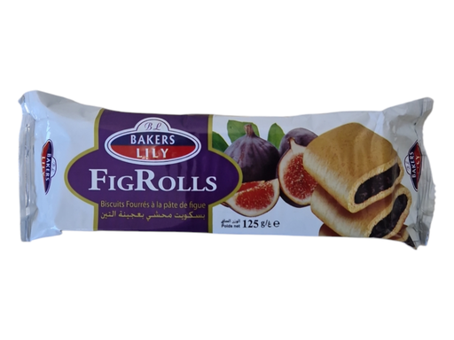 BAKERS LILY biscuit fige rolls 125g
