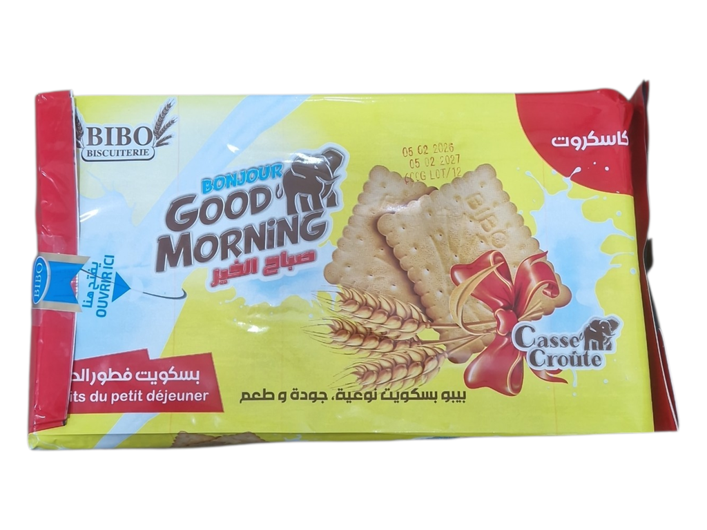 BIBO biscuit du petit déjeuner good morning promo