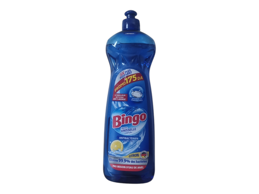 BINGO liquide vaisselle bleu 600ml