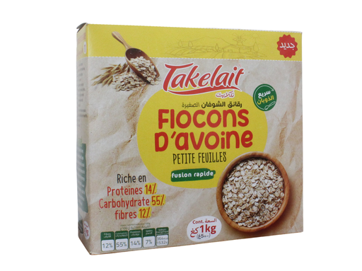 TAKELAIT flocons d'avoine  1kg