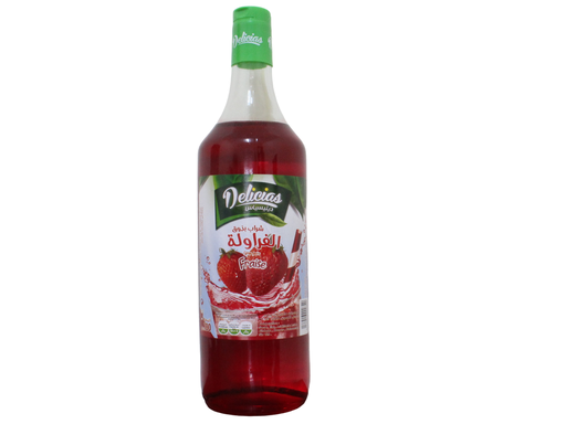DELICIAS sirop fraise 1l