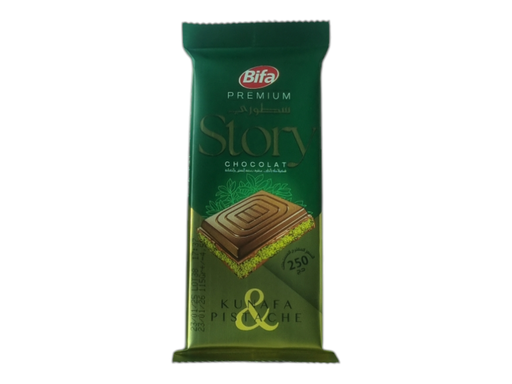 STORY chocolat fourré pistache & cunafa 115g