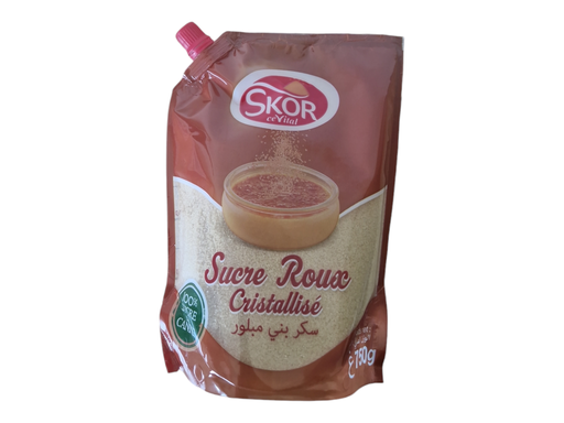 SKOR sucre roux Verceil cristallisé 500 g