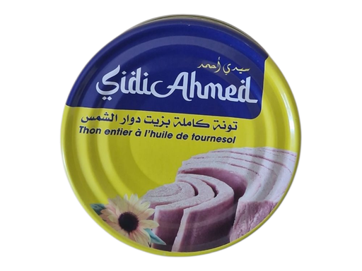 SIDI AHMED thon entier a l'huile de tornesol 160g