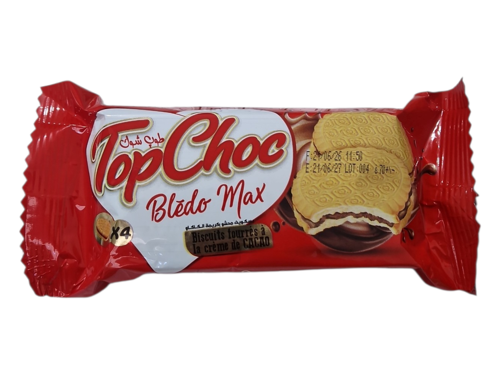 TOPCHOC biscuit blodou maxe *4p