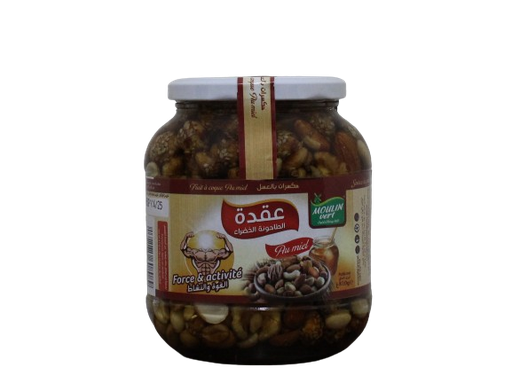 MOULIN VERT fruit a coque au miel 810g