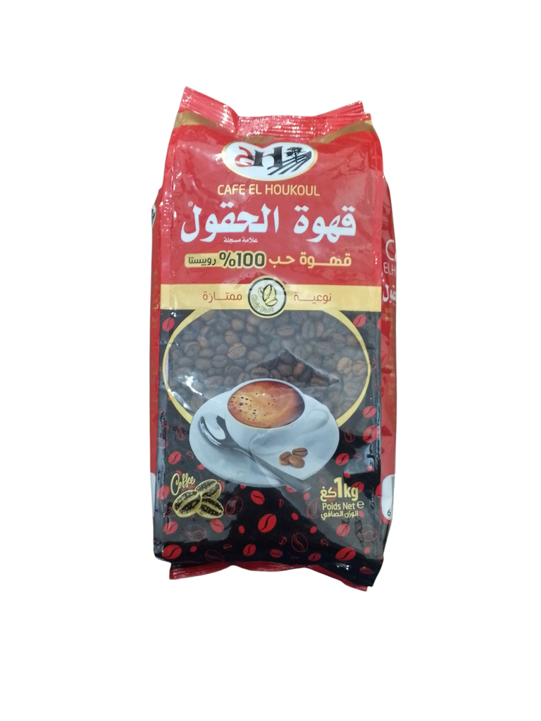 HOUKOUL café grains 100% robusta 1kg