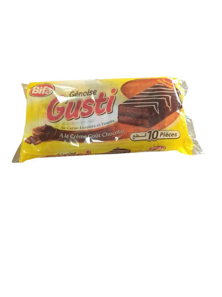 GUSTI Génoise choco *10p