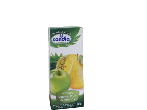 CANDIA  boisson pomme poire & ananas 20 cl