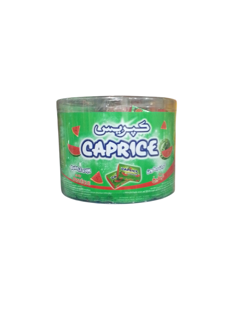 CAPRICE chewingum pastèque boitte 200p