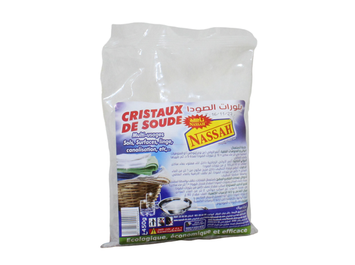 CRISTAUX de soude nassah multi usages 450g