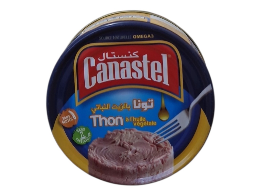 CANASTEL thon a l'huile végétale 160g