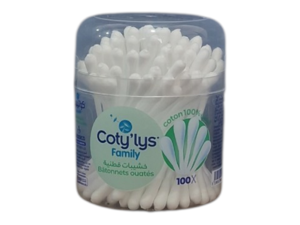 COTIFLEX ultra sort coton-tige 100ps