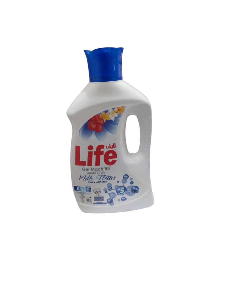 LIFE  gel machine mille fleurs 1.5 l