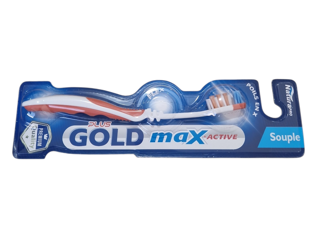 GOLD MAX active brosse a dents souple*12p