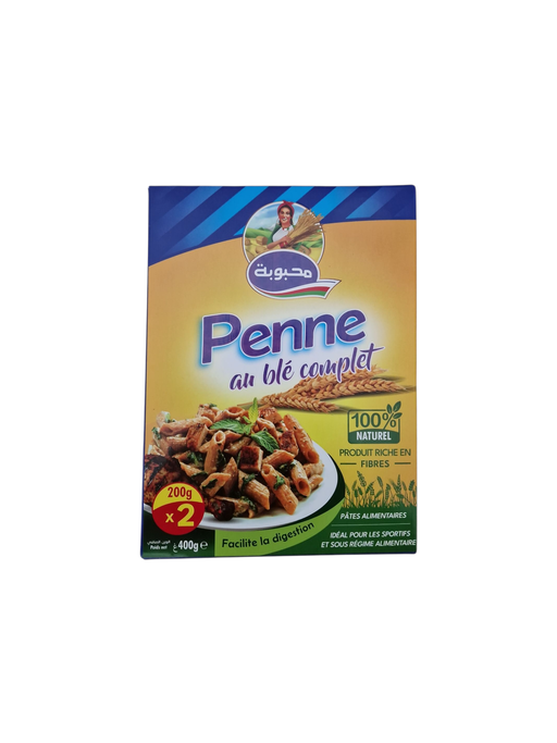 MAHBOUBA penne au blé complet 400 g
