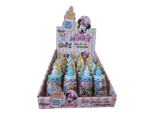 MINNIE bonbon au chocolat biberon 20p