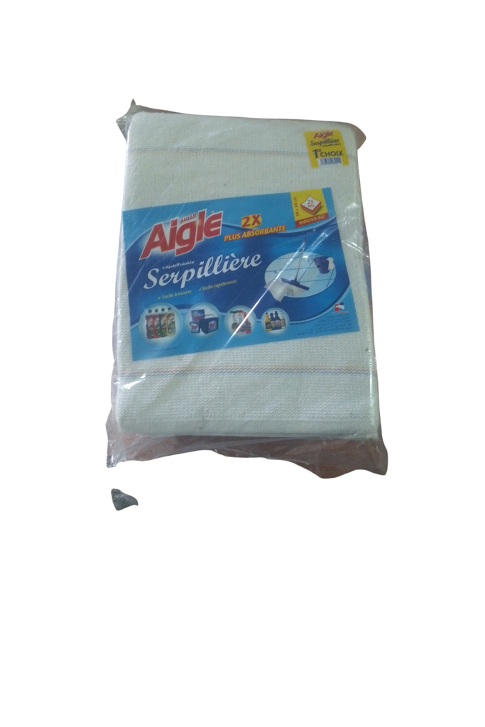 AIGLE serpillière importation blan 70*50cm