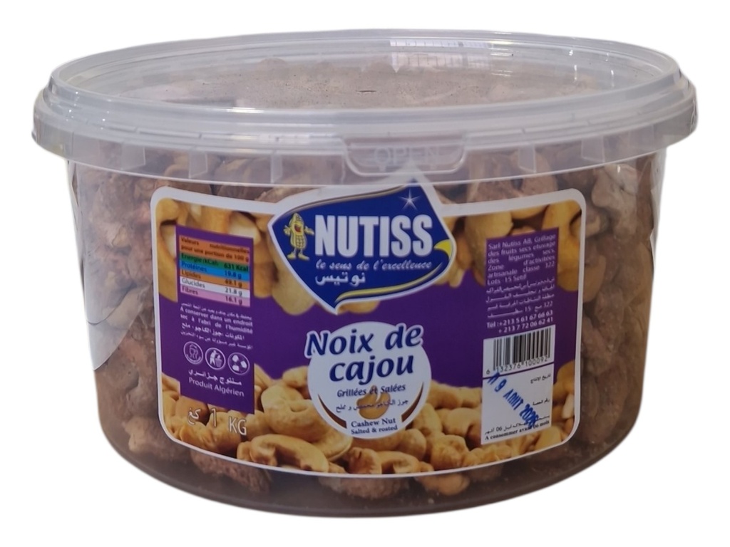 NUTISS cajou en coque 1kg