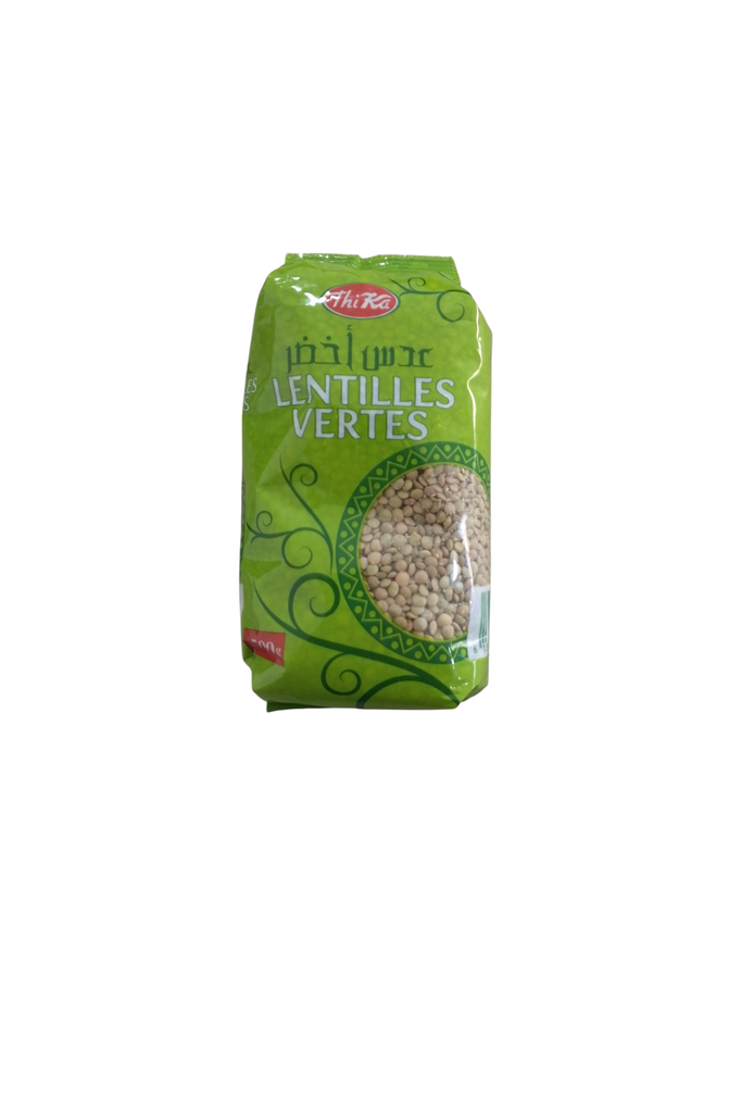 Thika lentilles vertes  rechli 500 gr