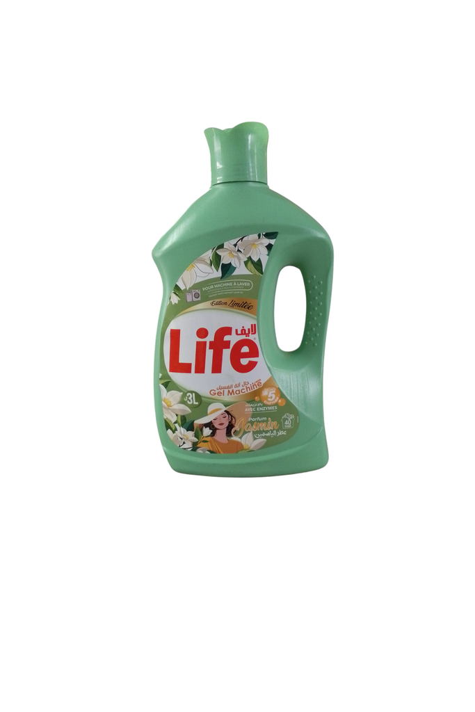 LIFE  gel machine parfum jasmin 3 l