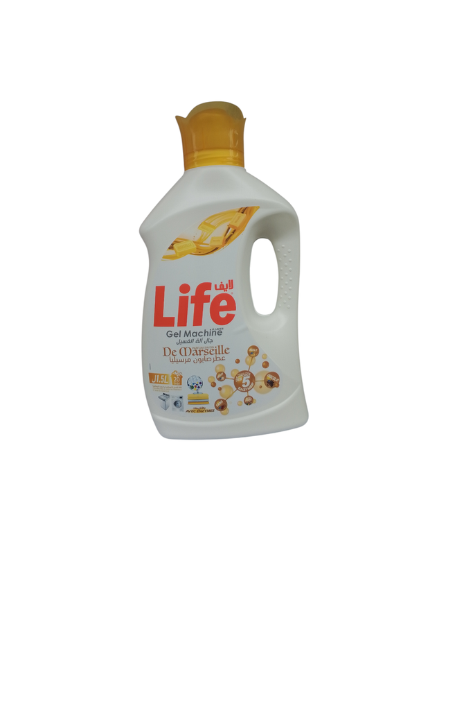 LIFE  gel machine savon de marseille 1.5 l