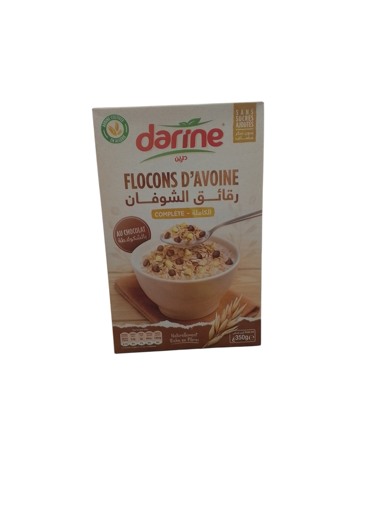 DARINE flacons d'avoine complet nature 350g