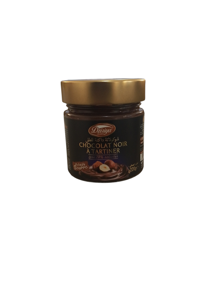 DZIRIYA chocolat noir a tartiner 220g