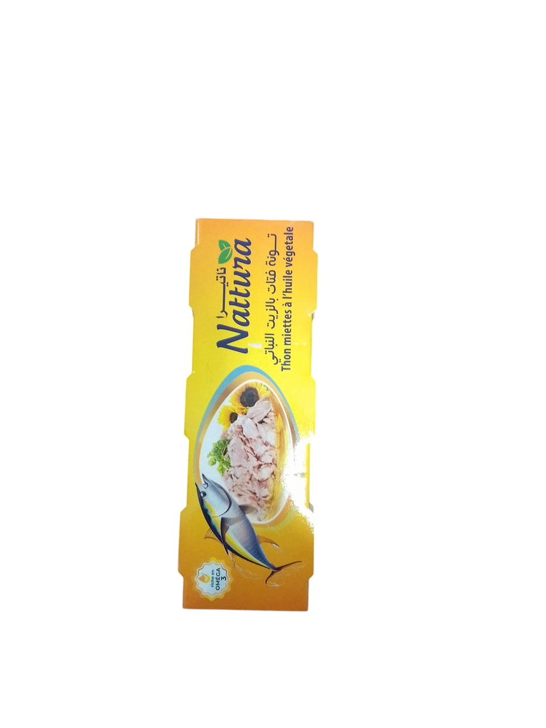 NATTURA thon miettes à l'huile végétale 65g