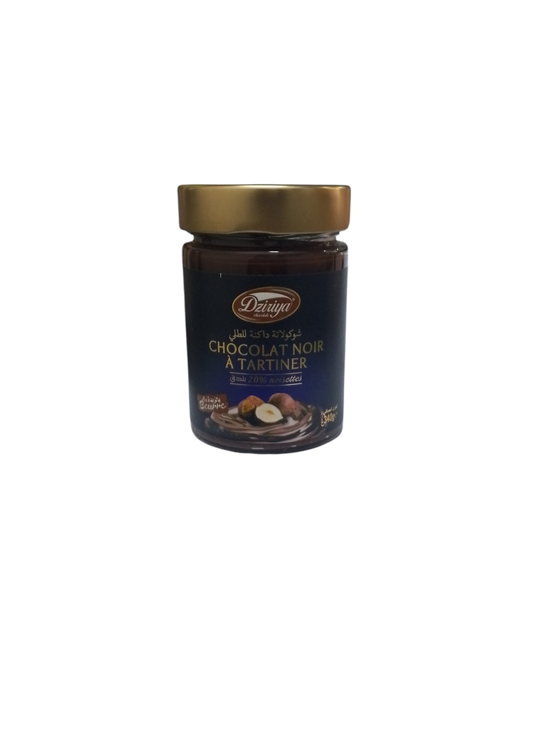 DZIRIYA chocolat noir a tartiner 350g
