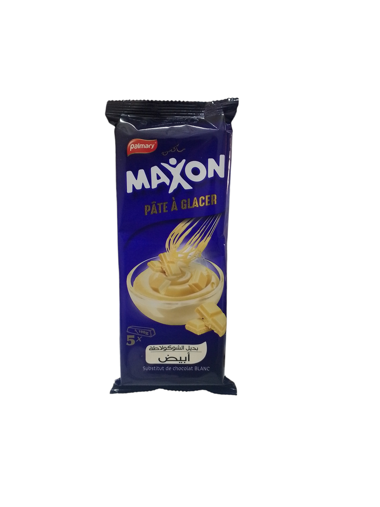 MAXON pate à glacer au chocolat blanc 500 g