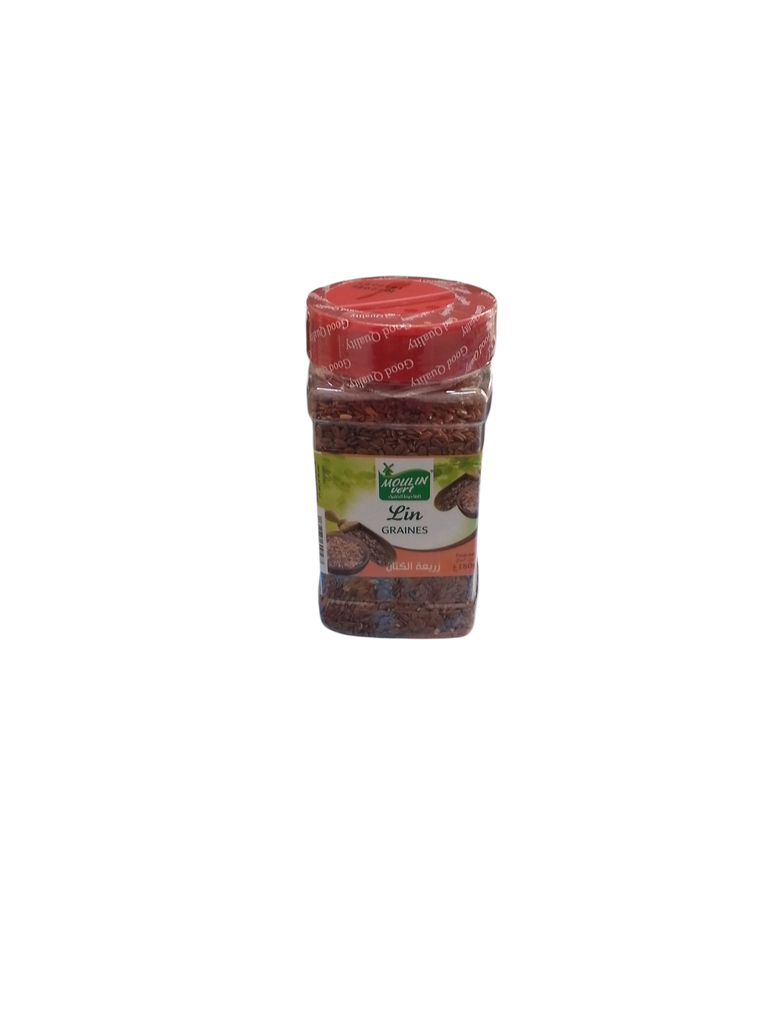 MOULIN vert graines lin 180g