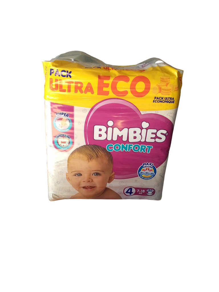 BIMBIES couche bébé n°4 pack ultra eco