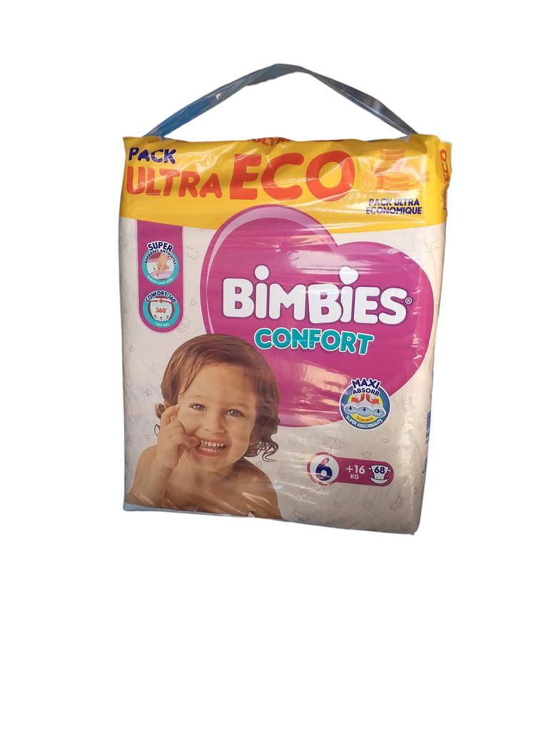 BIMBIES couche bébé n°6 pack ultra eco