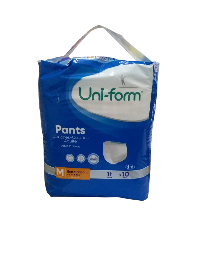 UNI FORM couche culottes adulte M 10 pcs