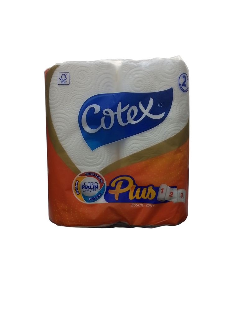 COTEX essuie tout plus 2 R