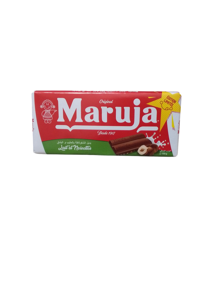 MARUJA chocolat loit et noisettes 150g