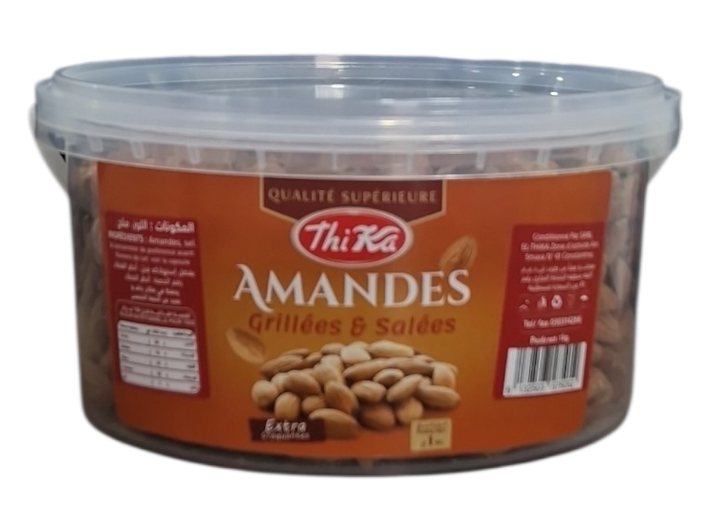 THIKA amandes grillées et salées 1kg