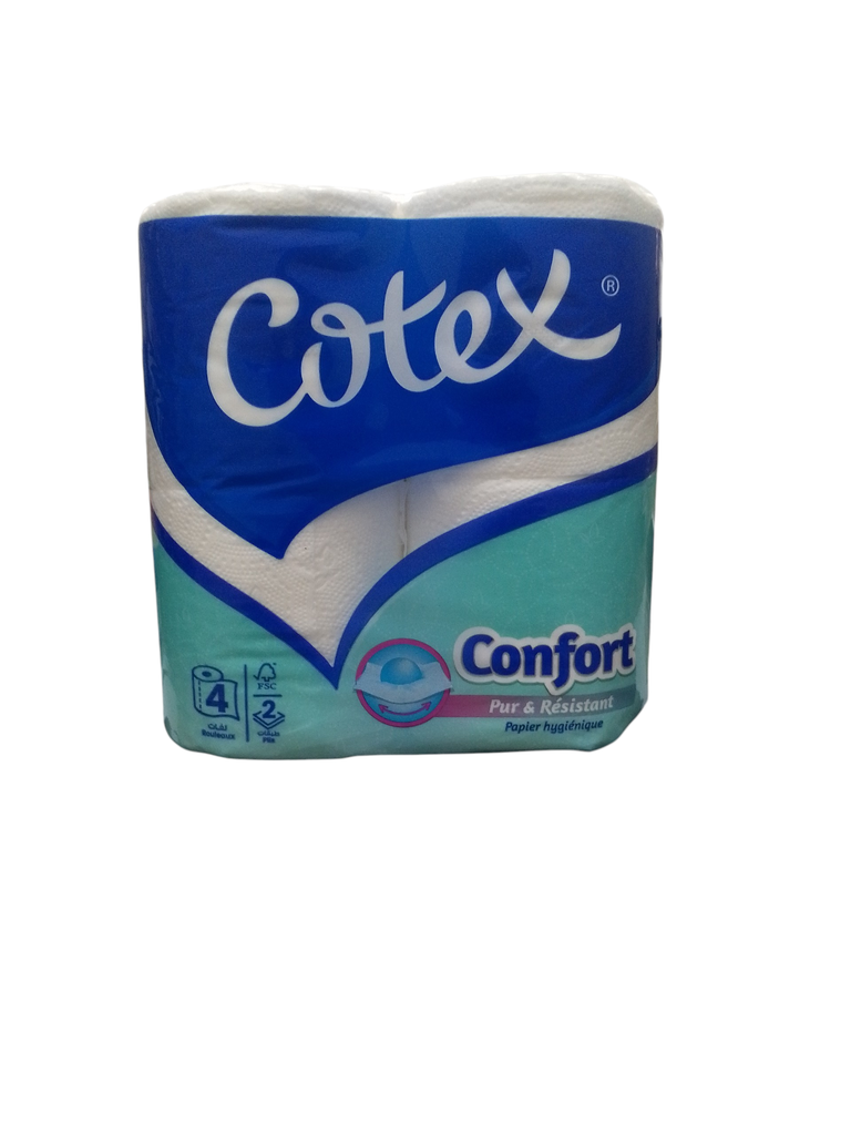 COTEX confort papier hygienique *4