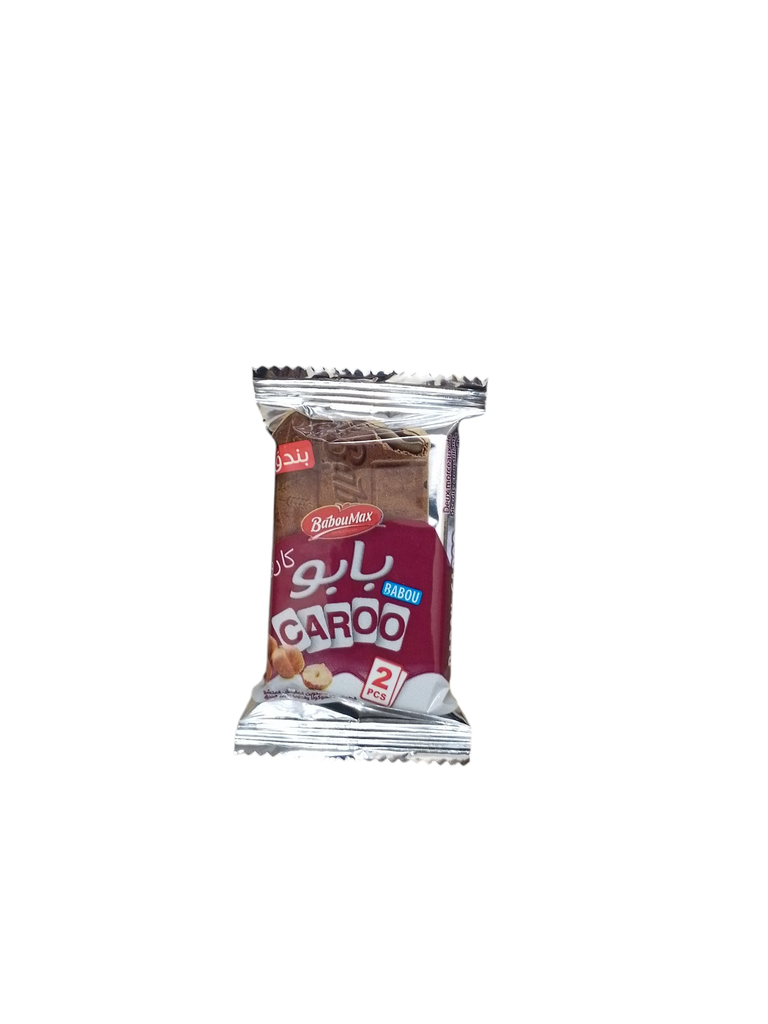 BABOU caroo biscuit noisette 2 pcs