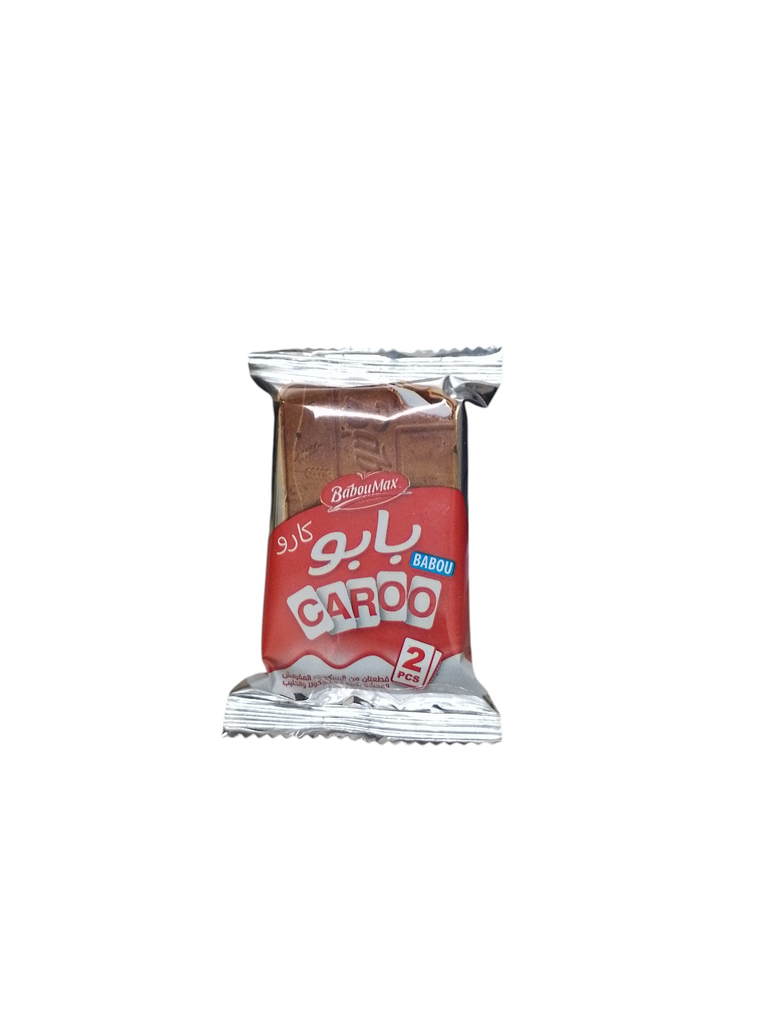 BABOU caroo biscuit chocolat et lait 2 pcs
