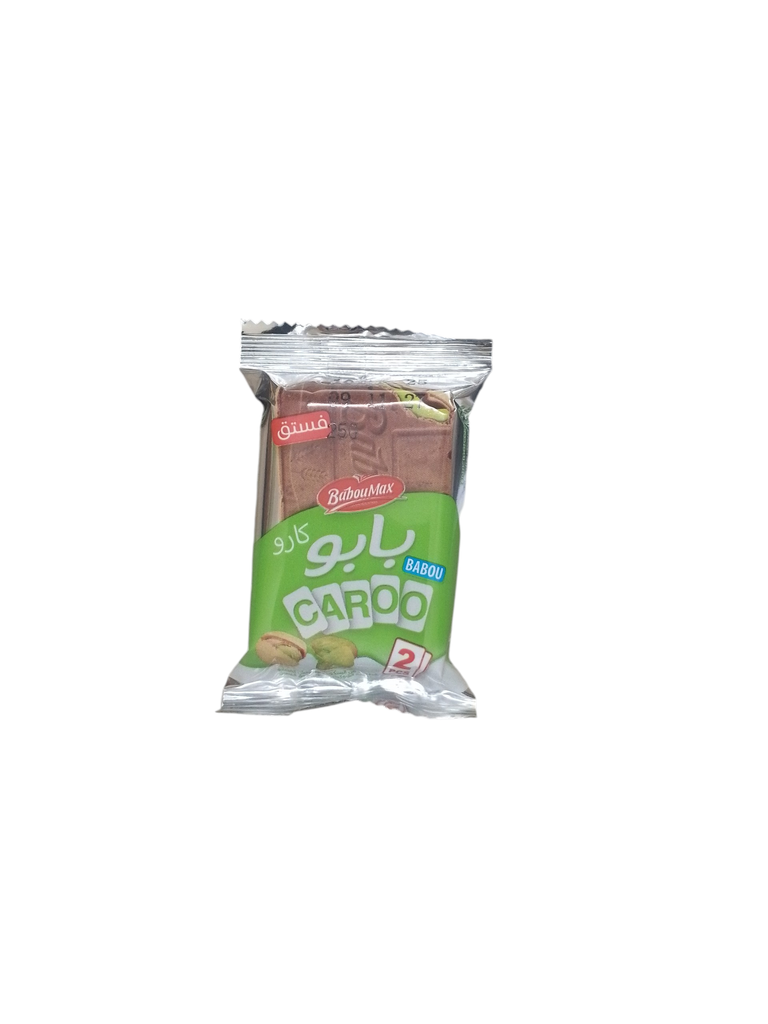 BABOU caroo biscuit pistache 2 pcs