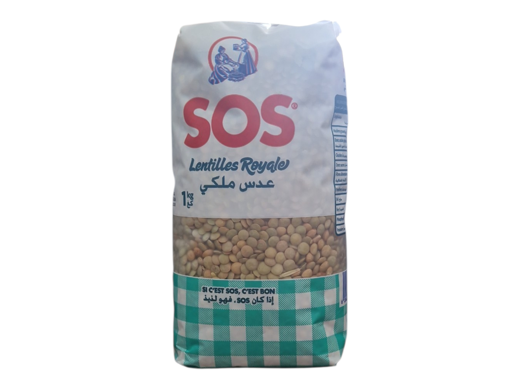 SOS lentilles vert 1kg