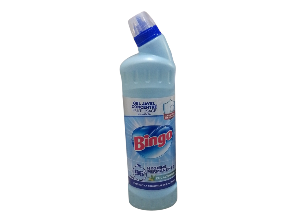 BINGO gel javel concentré eucalyptus 750ml