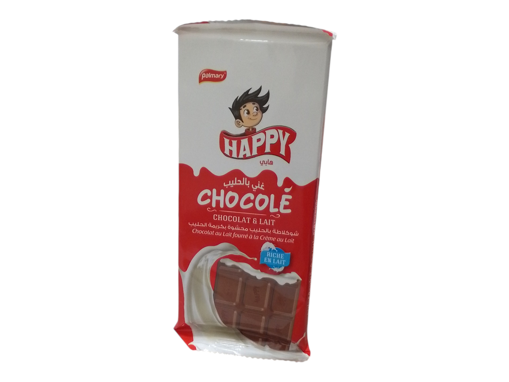 HAPPY chocolat et lait 90g