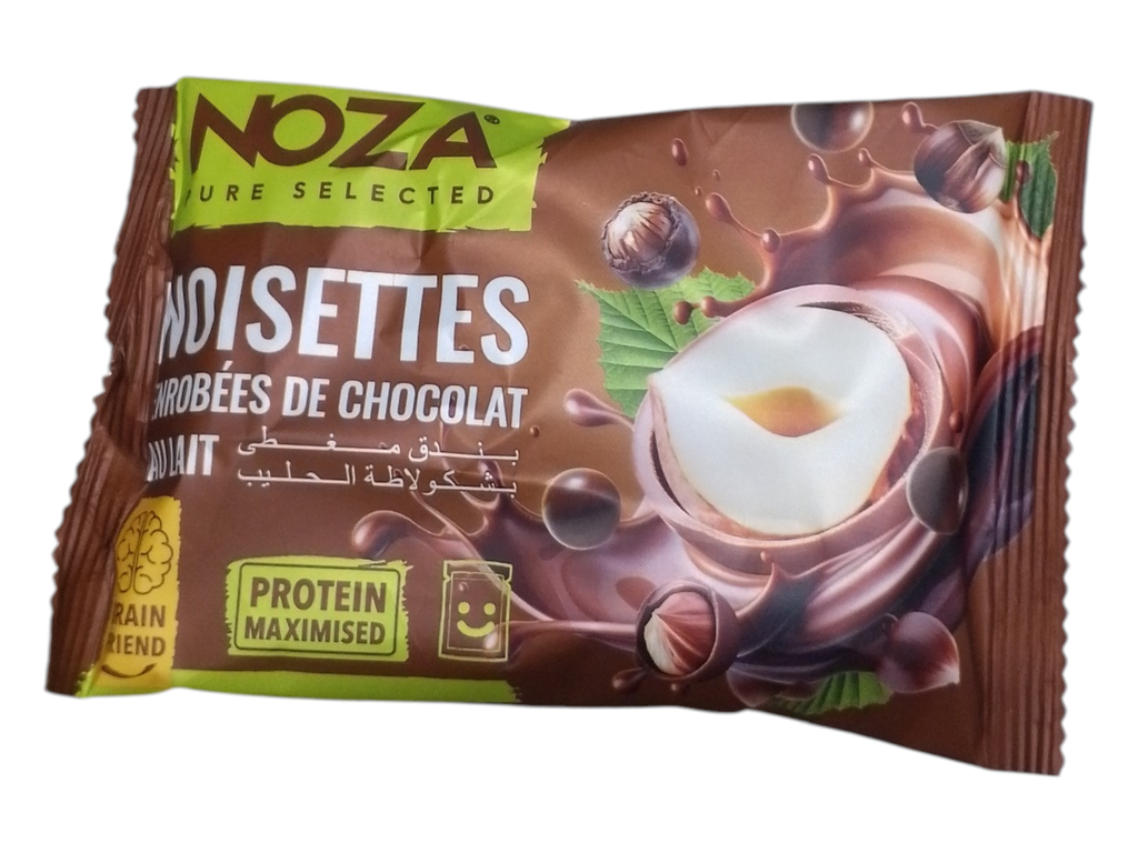 NOZA noisettes chocolat au lait 50g